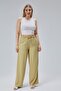 Linen Viscose Loose Fit Women's Trousers - 2