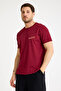 Unisex Burgundy T-Shirt Machina Artificial Intelligence Ai Computer Minimal Front Printed T-Shirt - 2