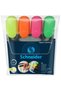Schneider marker pen 1-4.5 mm vibrant colors set of 4 - 2
