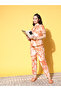 Tropical Print Short Sleeve Cotton Shirt and Pyjama Set