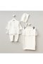 Angel Wing 10-Piece Organic Hospital Discharge Set with Tulle and Lace Detailing, 100% Cotton Newborn Baby Girl - 5