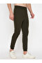 Solid Elasticated Waistband Cotton Joggers - 4
