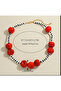Red Black White Za Necklace - 3
