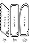 Delicia Spatula Set – 3-Piece, Flexible Silicone, Assorted Sizes - 5