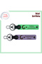 Team, Pistachio Green-Purple, Surprise for a Coworker – Child and Crescent Star Name Written Keychain