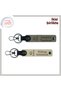 Stay Connected to the Land of Your Birth, Personal 61 Trabzon Patterned Keychain X2, Ash Gray-Milk Coffee