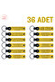 Set of 36, Leather Souvenir Keychain with Personal Message, Yellow, to All Actors from Drama Instructor