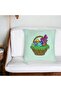 Pillowcase, Pascal Basket Pattern, 40x40 Cm, Mint Green - 5