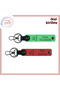 Your Name Can Be Written, Pistachio Green-Pomegranate Flower, Meaningful Leather Keychain Set for Foreigner Trabzonluyu