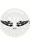 Set of 2 Wing Stickers - Car Auto Sticker |   Waterproof & Durable 8X20 cm - 2