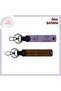 61 Pair of Trabzon Themed Leather Keychains, Purple-Violet-Light Brown, in Memory of Old Days