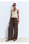Lyocell Wideleg Lace-Up Pants - 2