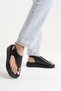 Finger Flip Flops, Over-The-Toe Gold Accessory Women's Sandals - 3