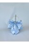 Baby Blue Bow Pearl Portfolio Evening Dress Handbag
