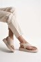 Feyz Boutique Wedges Flip Flops Buckle Ankle Strap Stylish Sandals - 3