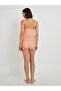 Lace Trim Ribbed Cami Top and Shorts Pajama Set - 4