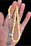 Beirut Drop Amber Powder Amber Prayer Beads, Amber Gift Wooden Boxed Rosary - 3