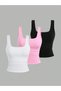 Women's 3-Pack Stretch Fabric Basic Blouse