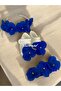 Hydrangea Maternity Mother's Crown Bandana and Baby Booties - 4