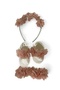 Laser Floral Maternity Mother's Crown Bandana and Baby Booties - 2