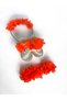 Laser Floral Maternity Mother's Crown Bandana and Baby Booties - 6