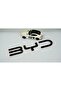 Byd Front Hood Black Abs 21 cm Trunk Lettering Logo Emblem - 4