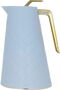 Thermos, 1.5 Liters, Glass Inner Container, Plastic Outer Body - Light Sky Blue