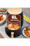 Digital Air Fryer for Healthy Oil-Free Cooking - Multi-Use 2400W One Touch Digital Air Fryer for Dee - 4