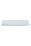 Porcelain Dessert Plate Alsaif Gallery, 30×13×3 cm, Rectangular, Golden Trim - White