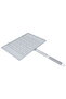 Grill Mesh Stainless Steel Alsaif Gallery, 41x28 cm, Rectangular, Turkey - Silver