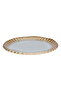 Glass Serving Dish Hala, Alsaif Gallery, Flat, Circular - White