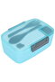 Saif Gallery Plastic Lunch Box, 880 ml, Rectangular, 3 Pieces - Blue