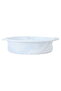 Saif Gallery Silicone Cake Pan, 240 x 114 x 65 mm, Round, with Handle, Deep - White - 4