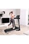 Motorized Treadmill EM-1257, Foldable Design, Bluetooth, FS App, Home Fitness Use - 2