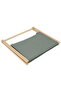 Fabric Storage Basket Alsaif Gallery, 38×25×33.5 cm, Foldable - Olive Green - 2