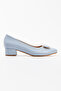 Women's 3 cm Buckle Short Thick Heeled Shoes - 3