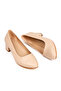 Women's 3 cm Heeled Short Thick Heeled Shoes - 3