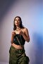 Submersible Fabric Crop Strapless Blouse - 7