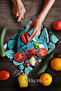 Glass Cutting Board Chopping Board Turquoise Heart Dowry Gift 35X25 cm - 4