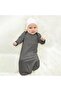 Sleep Gowns Pack of 2 Swaddle Blankets for Baby Bed Comfort - Grey and Stripes Print - 3