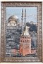 Landscape Series-30 Woven Tapestry Fabric - Galata Tower and Süleymaniye Mosque
