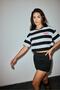 Oversize Crop Printed T-Shirt - 6