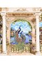 Animal Series-15 Woven Tapestry Fabric - Columns and Peacocks-1