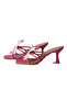 Natali Fuchsia Butterfly Detailed Slippers - 2
