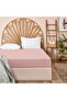 Soft Basic Double Fitted Sheet - Dried Rose - 180X200 cm