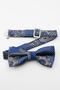 Boy's Patterned Bow Tie - Cobalt Blue (4X9 cm) 2-13 Years - 2