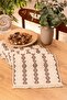Kilt-Patterned Woven Runner