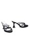 Tamer 03152 8.5 Heeled Women's Evening Dress Stone Slippers - 4