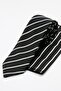 Modern Striped Tie and Handkerchief Set for Men (5.5X150Cm)