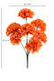 Artificial Flower 7 Branches Eco Chrysanthemum Bouquet 30 cm Orange - 3